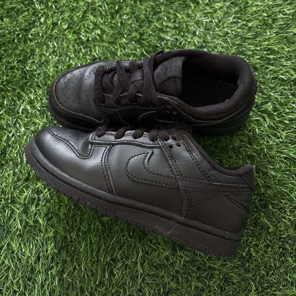 Nike Dunk Low (PSE) Sneakers Black FB9108 009 Kids Size 11C